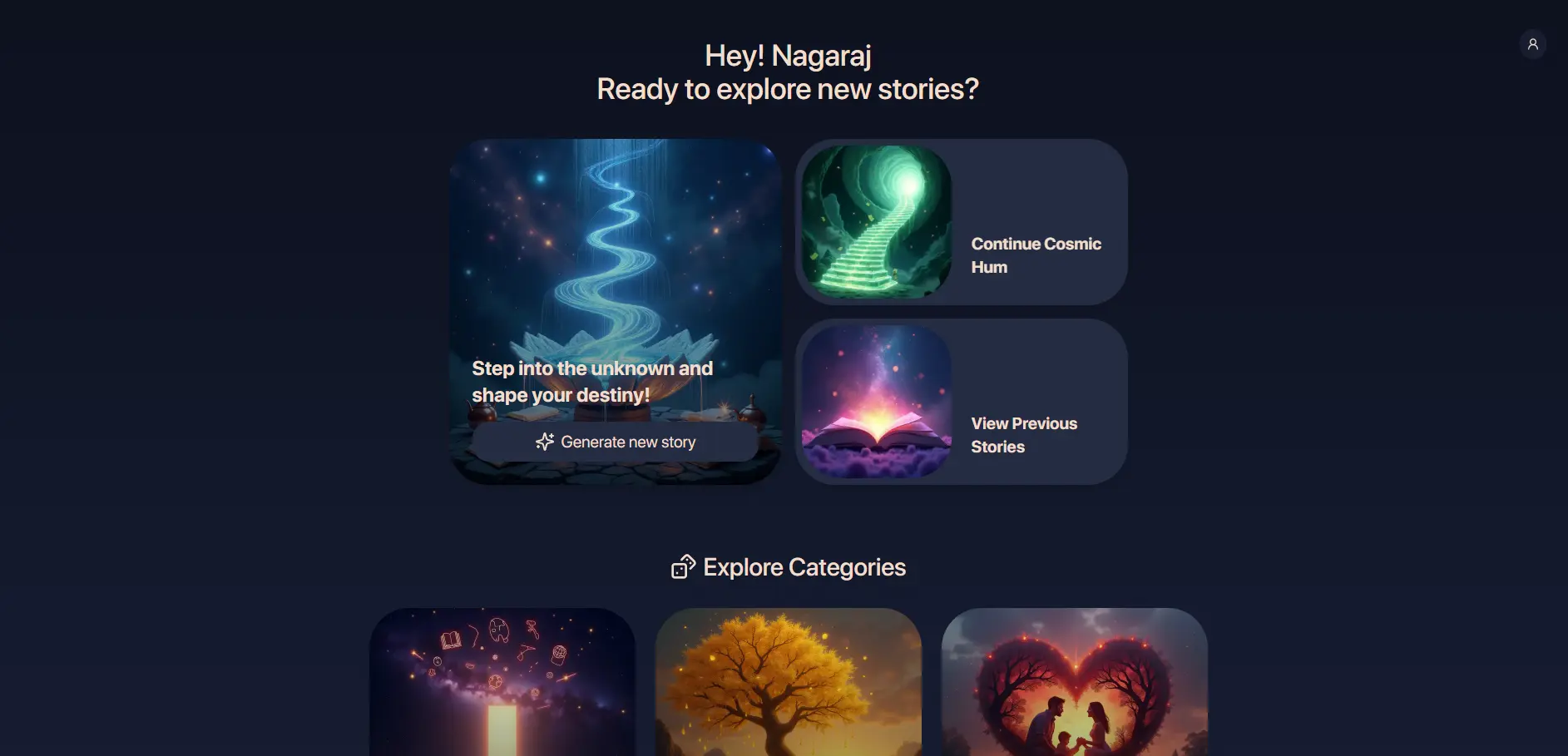Decisio - Interactive Story Generator project screenshot